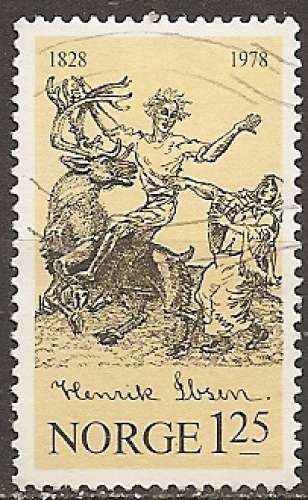 norvege ... n° 720  obliteré - 1978