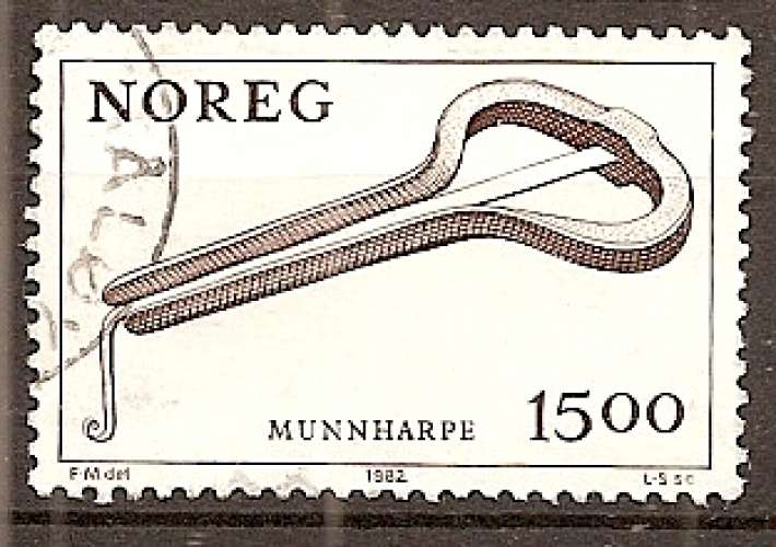 norvege ... n° 820  obliteré - 1982