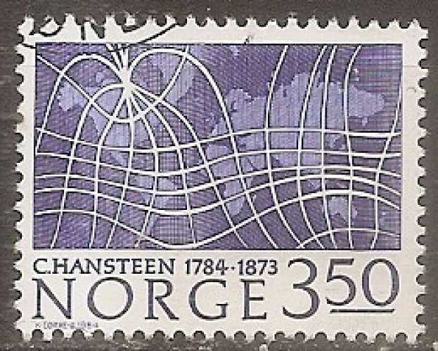norvege ... n° 858  obliteré - 1984