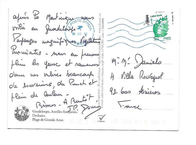 GUADELOUPE  Voyagé