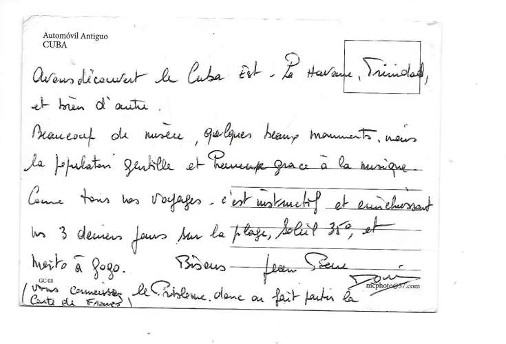 CUBA  Voyagé