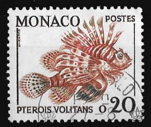 Monaco 1960 65 - Y&T 542 (o) - Pterois Volitans