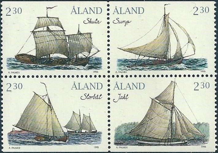 Aland - 1995 - Y&T 95 à 98** - MNH 