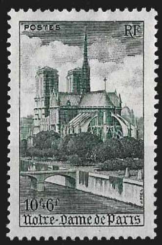 France 1947 - Y&T 776 neuf sans gomme - Notre Dame de Paris