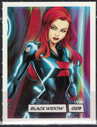 E. LECLERC 2020 Autocollant Marvel Black Widow 029/144