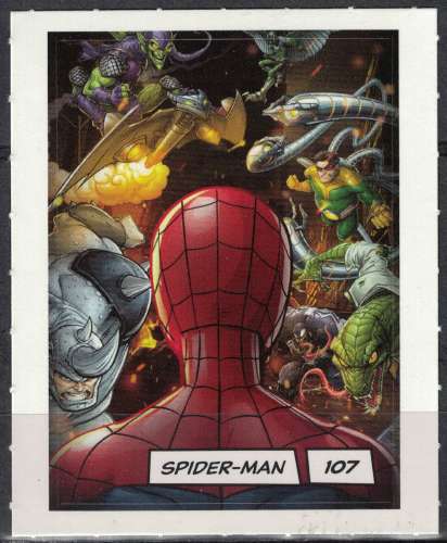 E. LECLERC 2020 Autocollant Marvel Spider Man 107/144