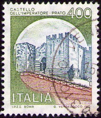 Italie - 1980 - Y&T n° 1449 - Obl. - Château de l'Empereur - Prato - Florence - Série courante