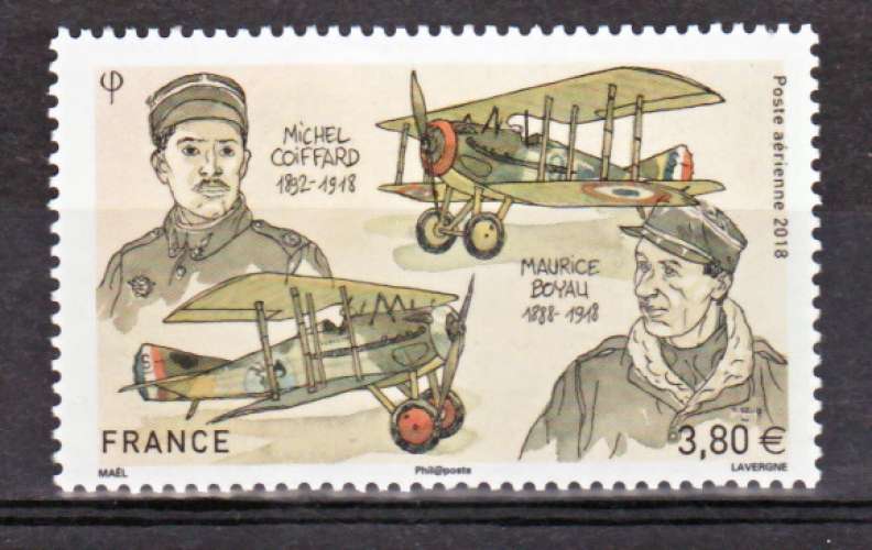 France PA 82  Boyau Coiffard 2018  neuf ** TB MNH sin charnela faciale 3.8