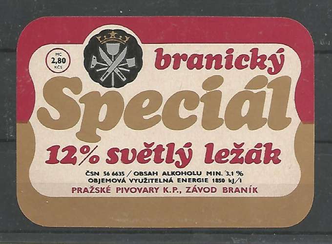 Tchèquie - Branicky Special - Svètly 12 % Lezak