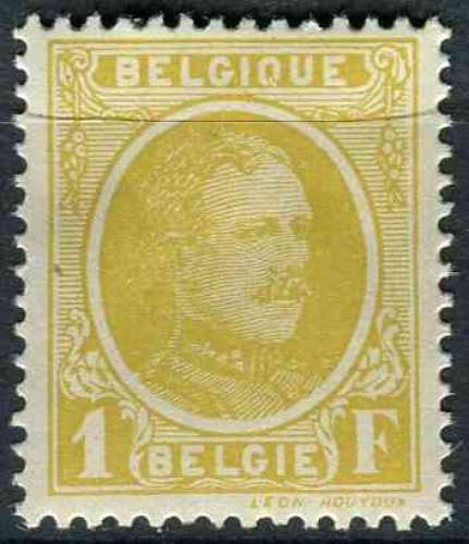 BELGIQUE 1921 NEUF* charnière N° 190