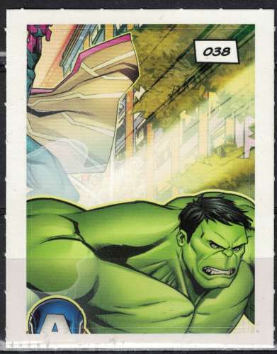 E. LECLERC 2020 Autocollant Marvel Bruce Banner alias Hulk 38/144