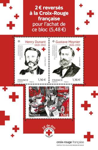FRANCE 2020 : yt 15x  **/Mnh #  Bloc Croix-Rouge Française 