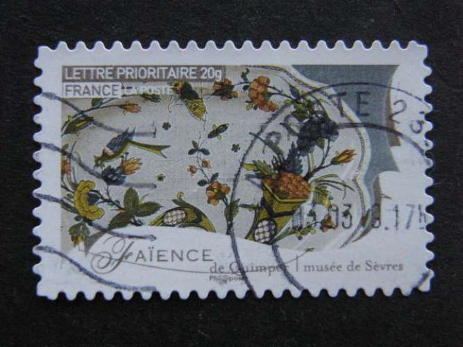 YT AA 258 Oblitéré avec cachet rond daté d'époque