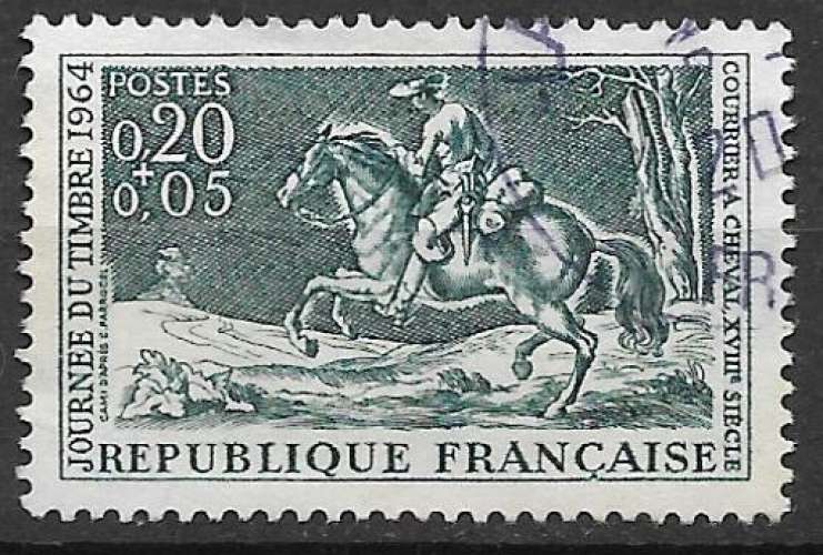 France 1964 Y&T 1406 oblitéré - Journée du timbre 