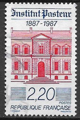 France 1987 Y&T 2496 oblitéré - Institut Pasteur