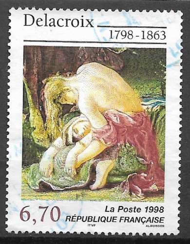 France 1998 Y&T 3147 oblitéré - Eugène Delacroix 
