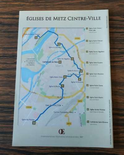 Livret Les églises de Metz Pastorale des Réalités du Tourisme et des Loisirs