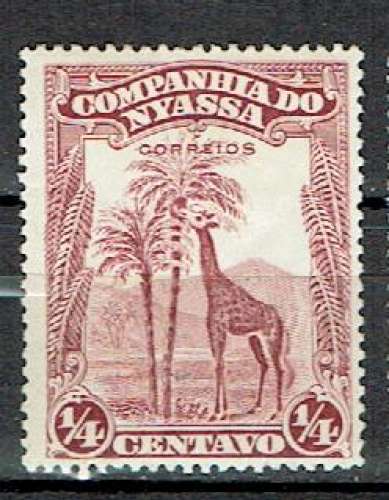 MOZAMBIQUE CIE DU NYASSA 1921/23 - YT 95 MH DENT. 14 1/2..