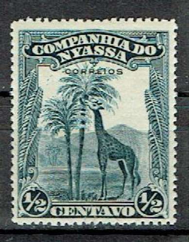 MOZAMBIQUE CIE DU NYASSA 1921/23 - YT 96 MH DENT. 14 1/2..