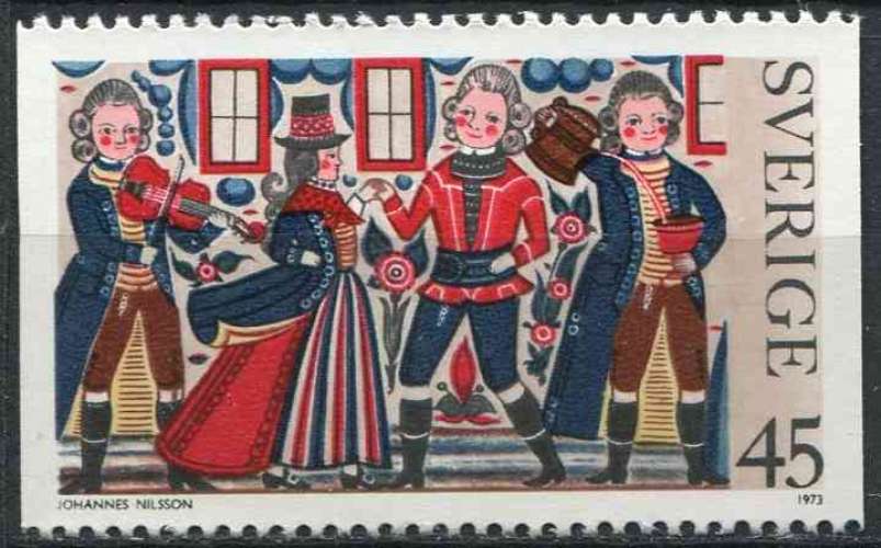 SUEDE 1973 NEUF** MNH N° 808