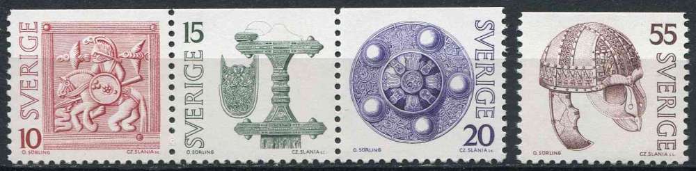 SUEDE 1975 NEUF** MNH N° 873 à 876