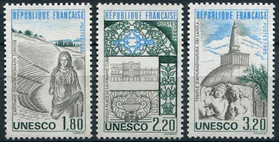 FRANCE 1985 NEUF** MNH SERVICE N° 88 à 90