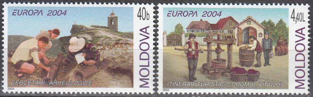 Moldova 2004 Michel 487 - 488 Neuf ** Cote (2008) 6.00 Euro Europa CEPT Les vacances