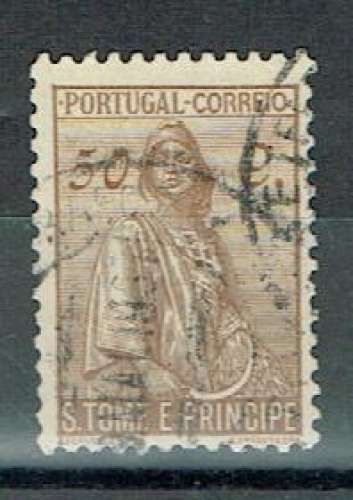 ST THOMAS & PRINCE 1934 - YT 295 OBLITÉRÉ DENT. 12X11 1/2.