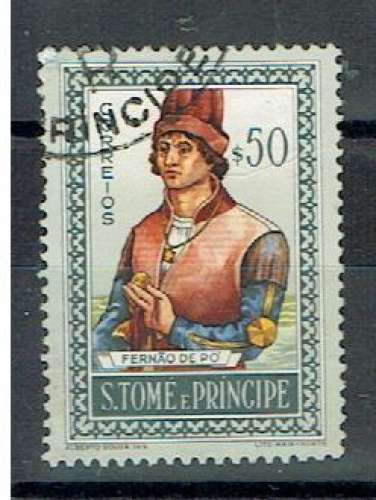 ST THOMAS & PRINCE 1952 - YT 362 OBLITÉRÉ.