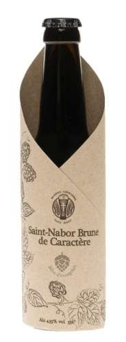 France feuille imprimée Bière Beer Brasserie Saint Avold Saint Nabor de Caractère