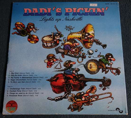 1976 France Vinyl LP Album Gatefold Dadi's picking lights up Nashville part two Cezame CEZ 1019