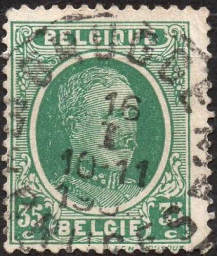 F031 - Y&T n° 254 - oblitéré - Albert 1er - 1927/28 - Belgique