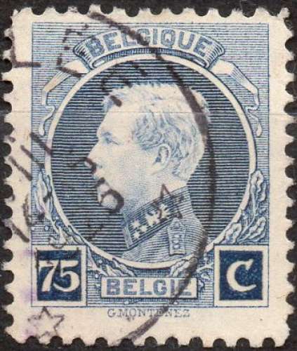 F214 - Y&T n° 213 - oblitéré - Albert 1er - 1921/27 - Belgique