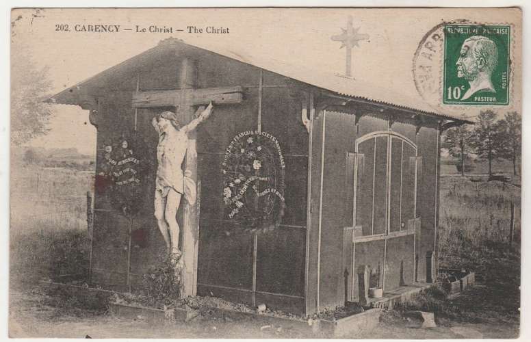 cpa 62 Carency Le Christ