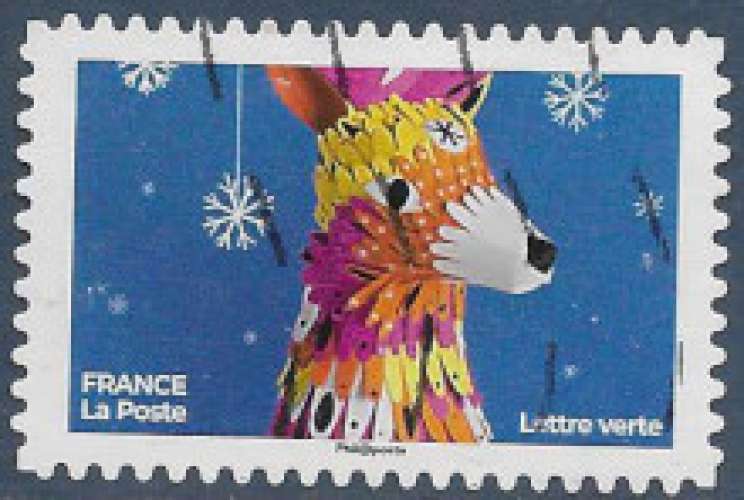 FRANCE 2019 : yt 1797 Oblitéré/Used # Mon Fantastique carnet de timbres - Renard