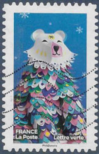 FRANCE 2019 : yt 1790 Oblitéré/Used # Mon Fantastique carnet de timbres - Ours
