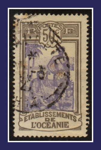Océanie N° 55 Obl. Papeete 1927