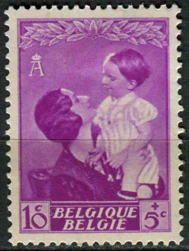 BELGIQUE 1937 NEUF* charnière N° 447