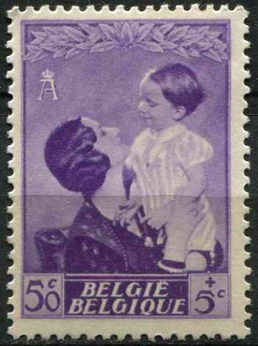 BELGIQUE 1937 NEUF* charnière N° 450