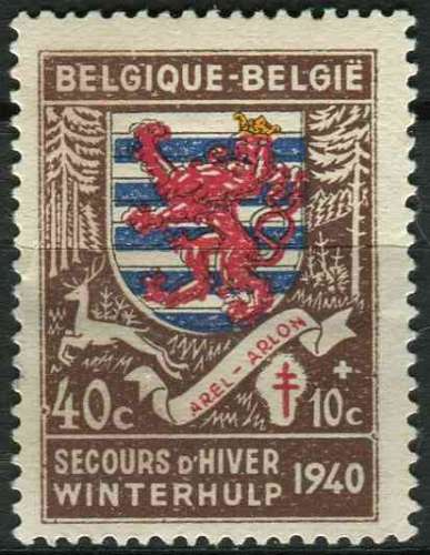 BELGIQUE 1941 NEUF* charnière N° 540