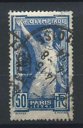 France N°186 Obl (FU) 1924 - J.O de Paris