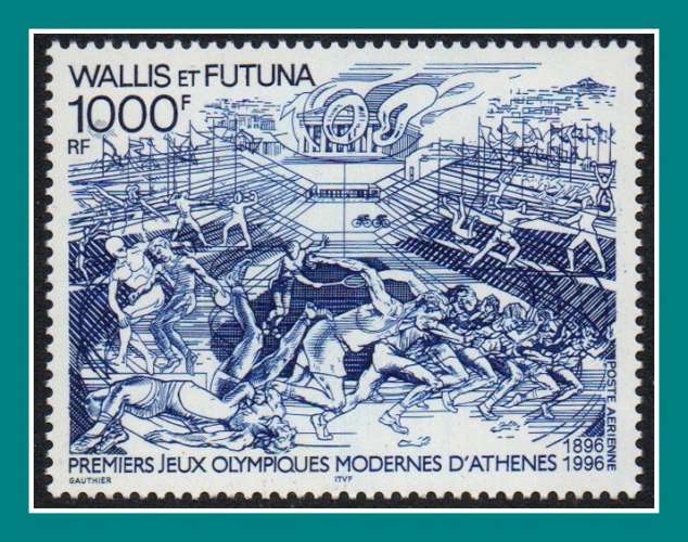 Wallis et Futuna N° PA 194 ** MNH 100 ans Jeux Olympiques Athènes 1896 - 1996 (cote XX)