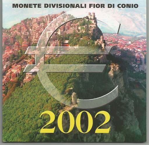 République de Saint Marin - EURO 2002 - Set complet - Série FDC