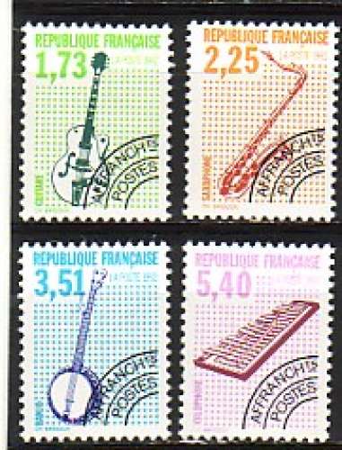 France 1992  Y&T  préoblitérés 224/27  N** 