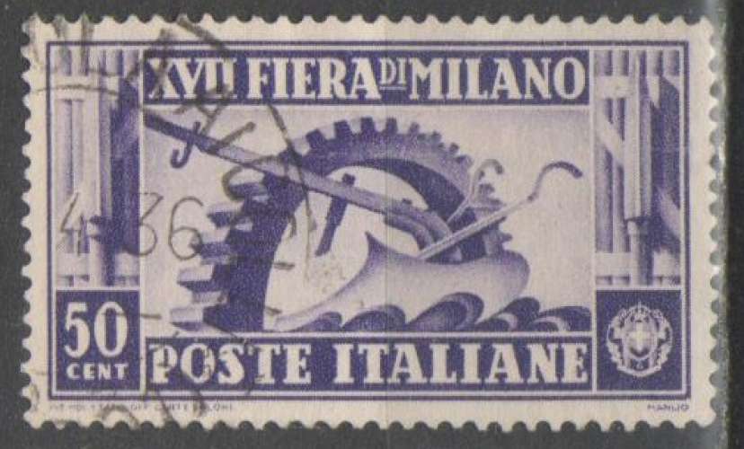 Italie 1936 - Foire de Milan 50 c.