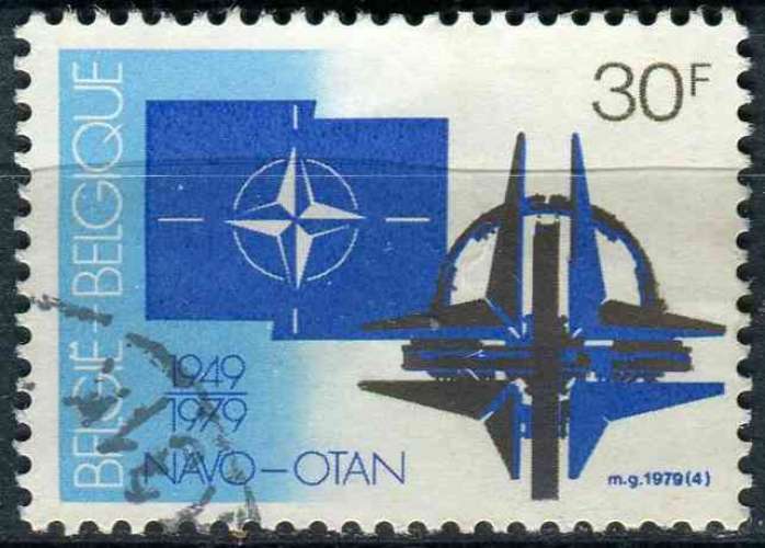 BELGIQUE 1979 OBLITERE N° 1922 OTAN