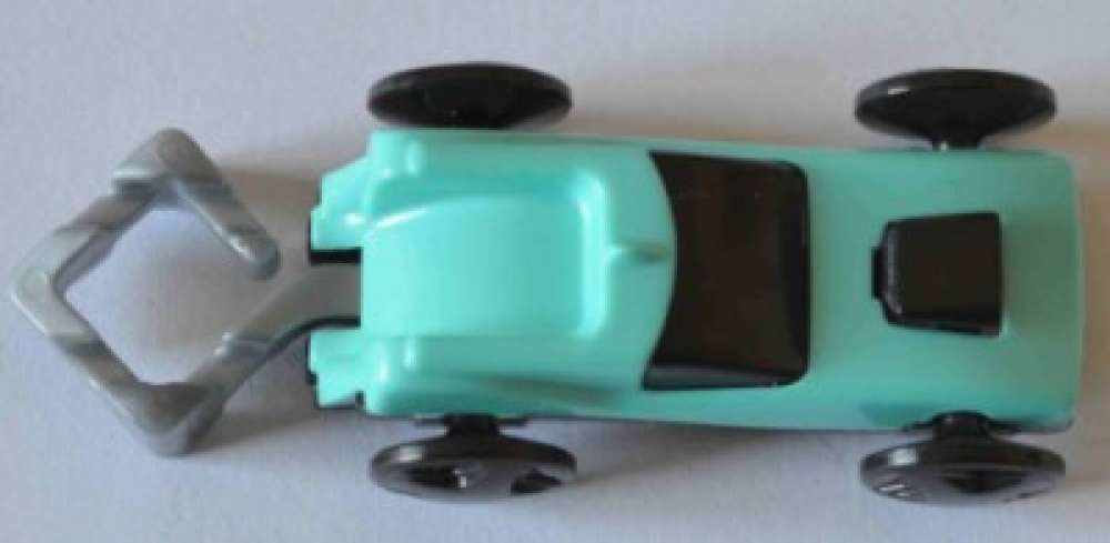 Kinder série Voitures / Ref : DV003 Voiture bleue avec BPZ