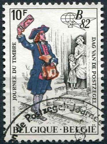 BELGIQUE 1982 OBLITERE N° 2051 Journée du timbre