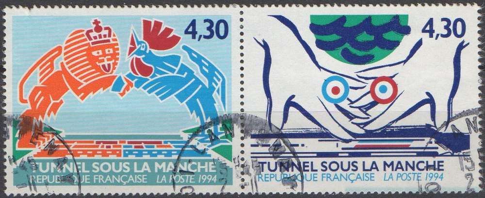 Innauguration du tunnel sous la Manche
