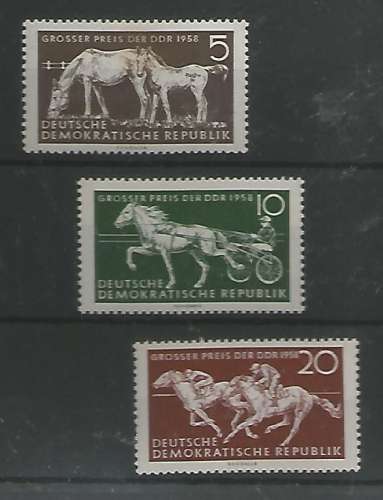 DDR - 1958 - Hippisme en RDA  - Tp n° 360 / 2 - Neuf **